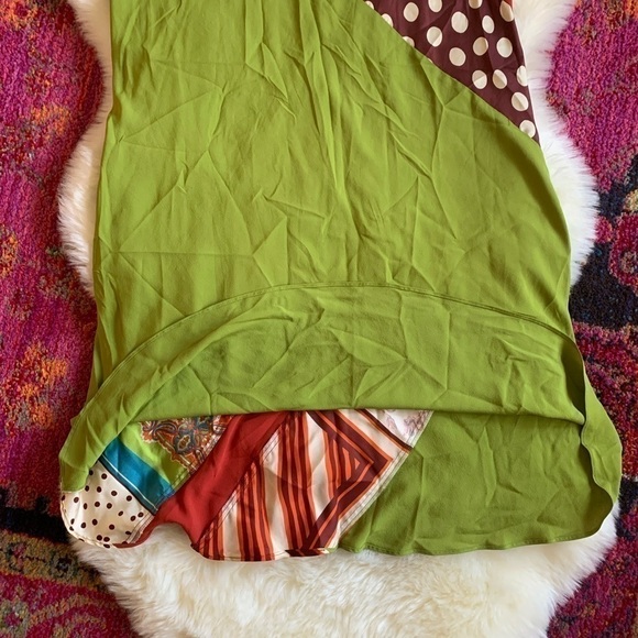 Jean PAUL GAULTIER CLASSIQUE Vintage Retro 90’s Silk Abstract/Floral Maxi Dress - Picture 11 of 15